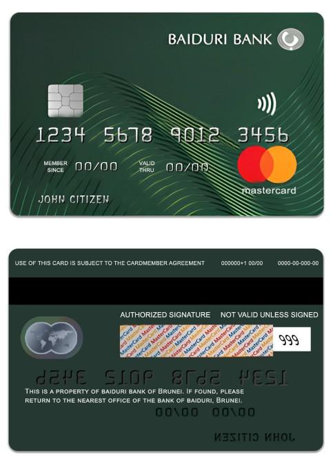 Brunei Baiduri Bank Standard Credit Mastercard